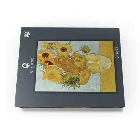 Vincent van Goghs Yellow Vase with Twelve Sunflowers 1888-1889 500 Jigsaw Puzzle box view1