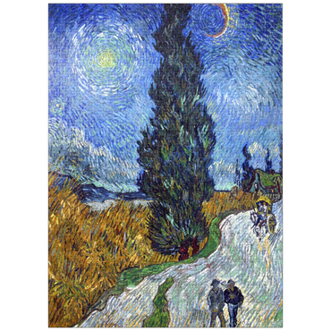 puzzleplate Vincent van Gogh's Road with Cypress and Star (1890) 1000 Jigsaw Puzzle