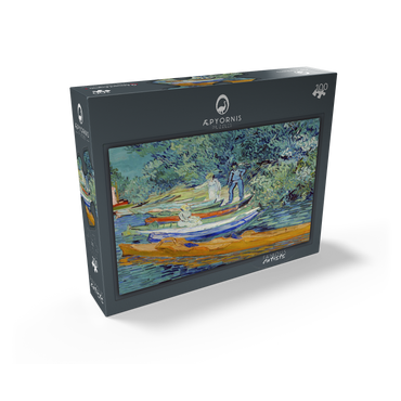 Vincent van Goghs Bank of the Oise at Auvers 1890 100 Jigsaw Puzzle box view1