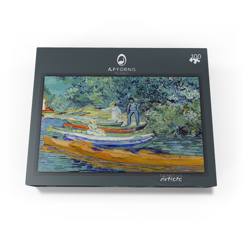 Vincent van Goghs Bank of the Oise at Auvers 1890 100 Jigsaw Puzzle box view1