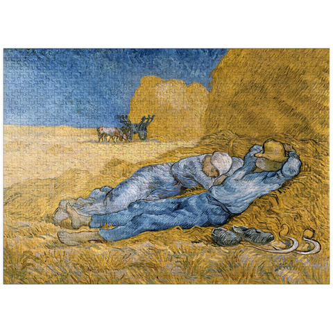 puzzleplate Vincent van Gogh's The Siesta (1890) 1000 Jigsaw Puzzle