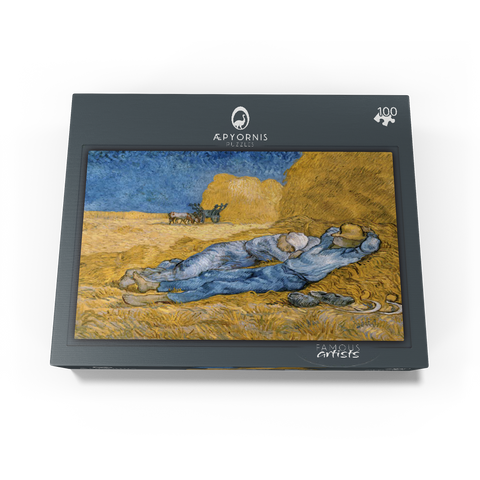 Vincent van Goghs The Siesta 1890 100 Jigsaw Puzzle box view1