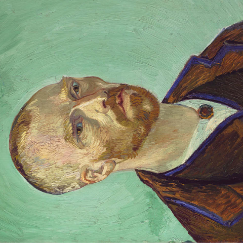 Vincent van Goghs Self-Portrait Dedicated to Paul Gauguin 1888 100 Jigsaw Puzzle 3D Modell