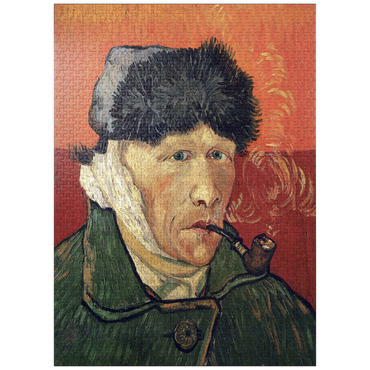 puzzleplate Vincent van Gogh's Self-Portrait with Bandaged Ear and Pipe (1889) 1000 Jigsaw Puzzle