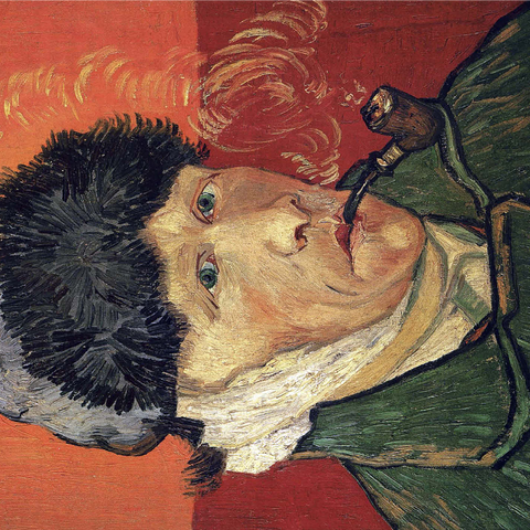 Vincent van Gogh's Self-Portrait with Bandaged Ear and Pipe (1889) 1000 Jigsaw Puzzle 3D Modell