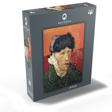 Vincent van Goghs Self-Portrait with Bandaged Ear and Pipe 1889 500 Jigsaw Puzzle box view1
