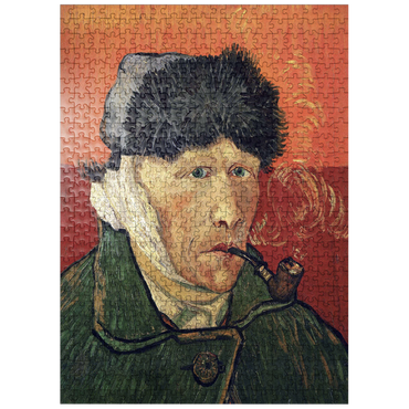 puzzleplate Vincent van Goghs Self-Portrait with Bandaged Ear and Pipe 1889 500 Jigsaw Puzzle