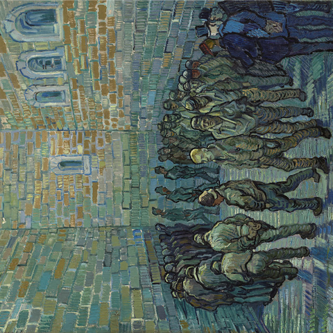 Vincent van Gogh's Prisoners Exercising (1890) 1000 Jigsaw Puzzle 3D Modell