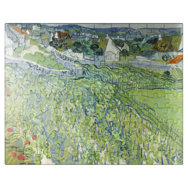 puzzleplate Vincent van Goghs Vineyards at Auvers 1890 100 Jigsaw Puzzle