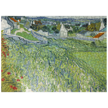 puzzleplate Vincent van Goghs Vineyards at Auvers 1890 500 Jigsaw Puzzle