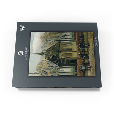 Vincent van Gogh's Congregation Leaving the Reformed Church in Nuenen (1884) 1000 Jigsaw Puzzle box view1
