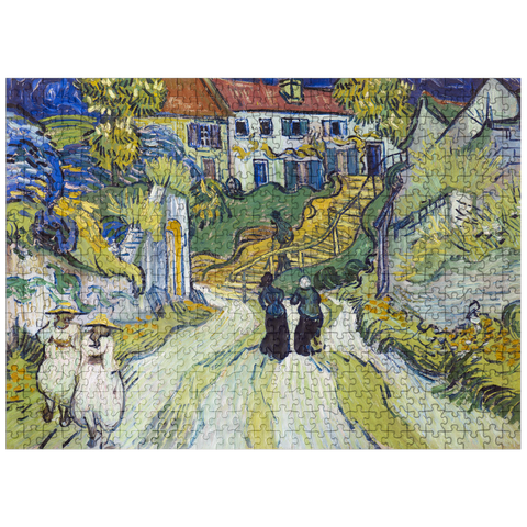 puzzleplate Vincent van Goghs Stairway at Auvers 1890 500 Jigsaw Puzzle