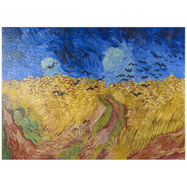 puzzleplate Vincent van Gogh's Wheatfield with Crows (1890) 1000 Jigsaw Puzzle