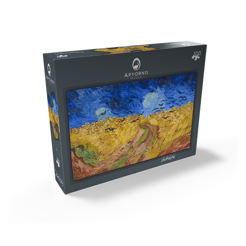 Vincent van Goghs Wheatfield with Crows 1890 100 Jigsaw Puzzle box view1