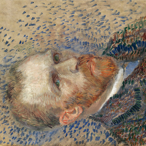 Vincent van Gogh's Self-Portrait (1887) 1000 Jigsaw Puzzle 3D Modell