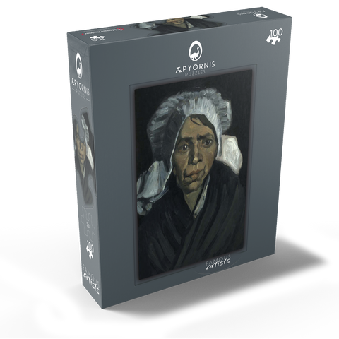 Vincent van Goghs Head of a Peasant Woman 1884 100 Jigsaw Puzzle box view1