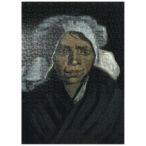 puzzleplate Vincent van Goghs Head of a Peasant Woman 1884 500 Jigsaw Puzzle