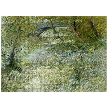 puzzleplate Vincent van Goghs River Bank in Springtime 1887 500 Jigsaw Puzzle