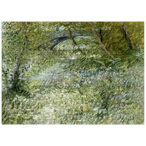 puzzleplate Vincent van Goghs River Bank in Springtime 1887 500 Jigsaw Puzzle
