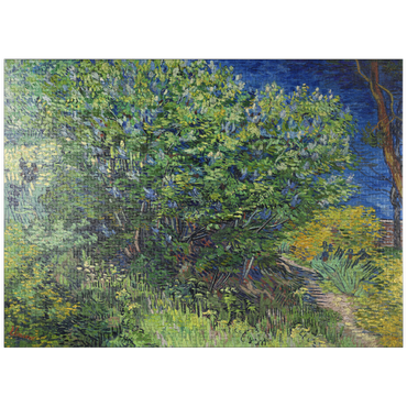 puzzleplate Vincent van Gogh's Lilac Bush (1889) 1000 Jigsaw Puzzle