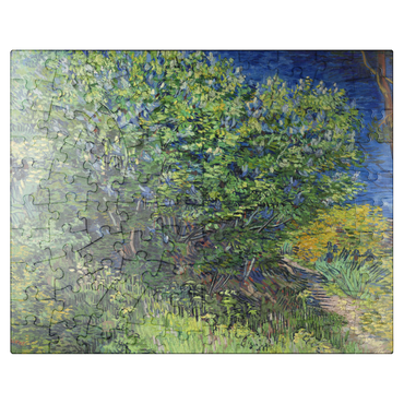 puzzleplate Vincent van Goghs Lilac Bush 1889 100 Jigsaw Puzzle