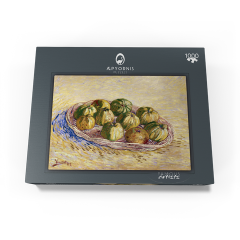Vincent van Gogh's Still Life, Basket of Apples (1887) 1000 Jigsaw Puzzle box view1