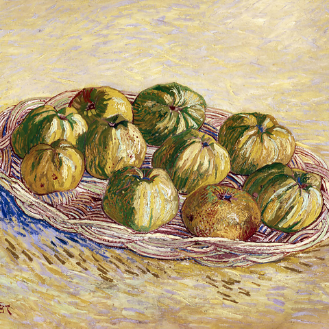 Vincent van Gogh's Still Life, Basket of Apples (1887) 1000 Jigsaw Puzzle 3D Modell