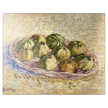puzzleplate Vincent van Goghs Still Life Basket of Apples 1887 100 Jigsaw Puzzle