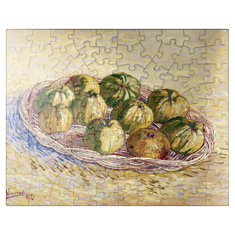 puzzleplate Vincent van Goghs Still Life Basket of Apples 1887 100 Jigsaw Puzzle