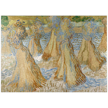 puzzleplate Vincent van Gogh's Sheaves of Wheat (1890) 1000 Jigsaw Puzzle