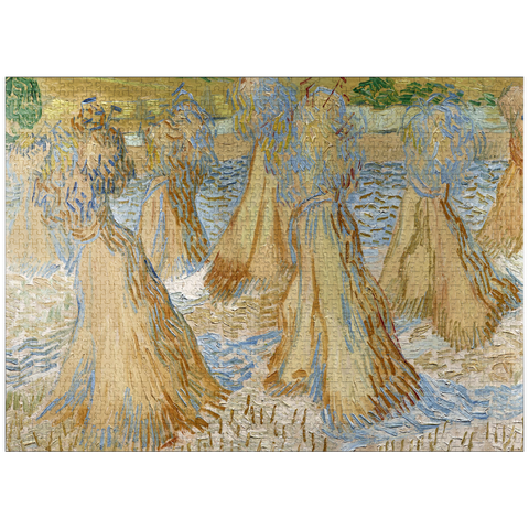 puzzleplate Vincent van Gogh's Sheaves of Wheat (1890) 1000 Jigsaw Puzzle