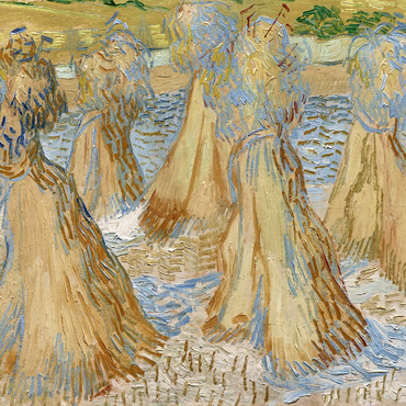 Vincent van Gogh's Sheaves of Wheat (1890) 1000 Jigsaw Puzzle 3D Modell