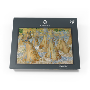 Vincent van Goghs Sheaves of Wheat 1890 500 Jigsaw Puzzle box view1