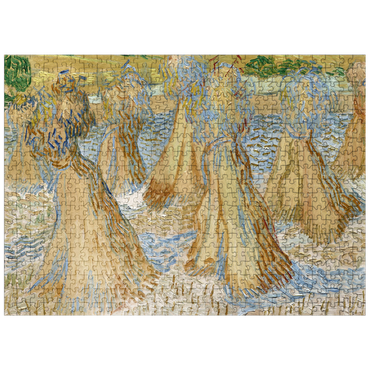 puzzleplate Vincent van Goghs Sheaves of Wheat 1890 500 Jigsaw Puzzle