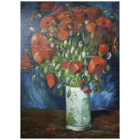puzzleplate Vincent van Gogh's Vase with Poppies (1886) 1000 Jigsaw Puzzle