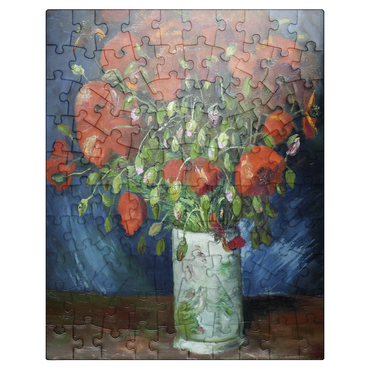 puzzleplate Vincent van Goghs Vase with Poppies 1886 100 Jigsaw Puzzle