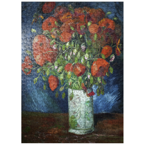 puzzleplate Vincent van Goghs Vase with Poppies 1886 500 Jigsaw Puzzle