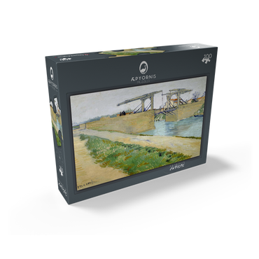 Vincent van Goghs The Langlois Bridge 1888 100 Jigsaw Puzzle box view1