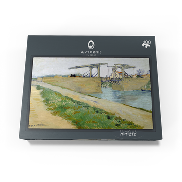 Vincent van Goghs The Langlois Bridge 1888 100 Jigsaw Puzzle box view1