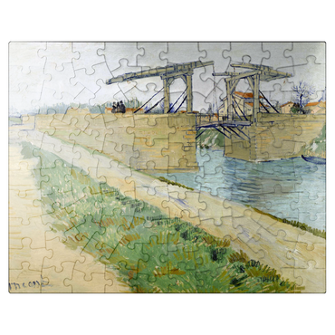 puzzleplate Vincent van Goghs The Langlois Bridge 1888 100 Jigsaw Puzzle