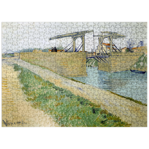 puzzleplate Vincent van Goghs The Langlois Bridge 1888 500 Jigsaw Puzzle