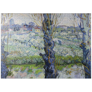 puzzleplate Vincent van Gogh's View of Arles, Flowering Orchards (1889) 1000 Jigsaw Puzzle