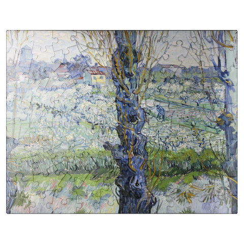 puzzleplate Vincent van Goghs View of Arles Flowering Orchards 1889 100 Jigsaw Puzzle