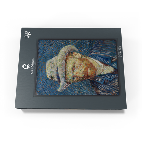 Vincent van Gogh's Self-Portrait with Grey Felt Hat (1887) 1000 Jigsaw Puzzle box view1