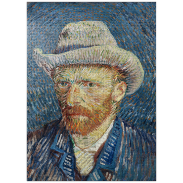 puzzleplate Vincent van Gogh's Self-Portrait with Grey Felt Hat (1887) 1000 Jigsaw Puzzle