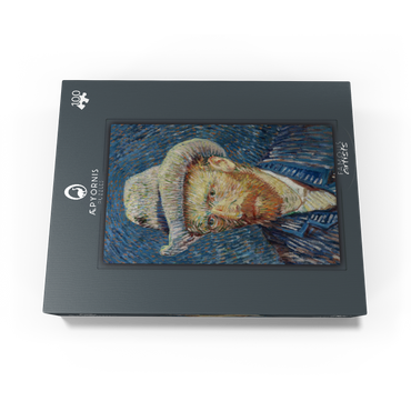 Vincent van Goghs Self-Portrait with Grey Felt Hat 1887 100 Jigsaw Puzzle box view1