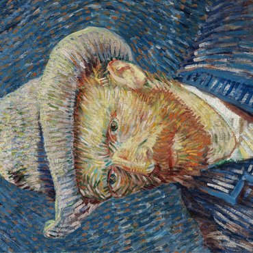 Vincent van Goghs Self-Portrait with Grey Felt Hat 1887 100 Jigsaw Puzzle 3D Modell