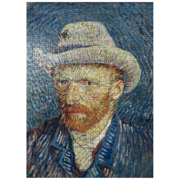 puzzleplate Vincent van Goghs Self-Portrait with Grey Felt Hat 1887 500 Jigsaw Puzzle