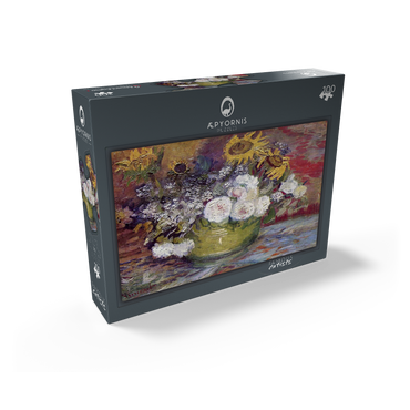 Vincent van Goghs Bowl With Sunflowers Roses And Other Flowers 1886 100 Jigsaw Puzzle box view1