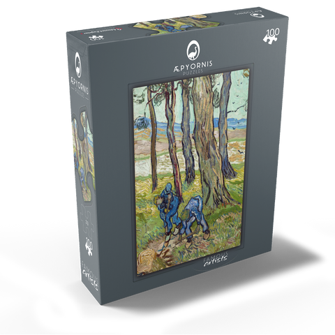 Vincent van Goghs The Diggers 1889 100 Jigsaw Puzzle box view1